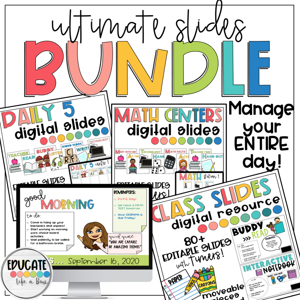 bundle of digital slides